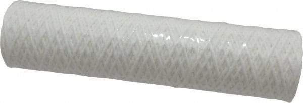 Parker - 2-1/2" OD, 5µ, Cotton String-Wound Cartridge Filter - 10" Long - Eagle Tool & Supply