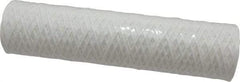 Parker - 2-1/2" OD, 5µ, Cotton String-Wound Cartridge Filter - 10" Long - Eagle Tool & Supply