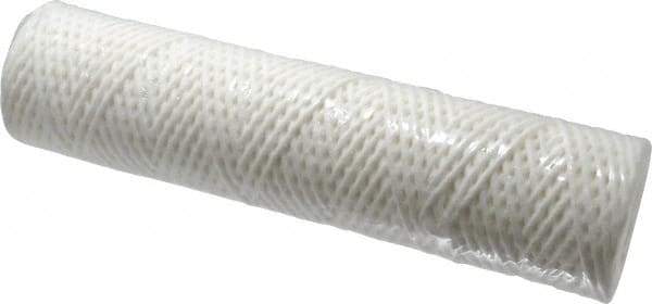 Parker - 2-1/2" OD, 25µ, Cotton String-Wound Cartridge Filter - 10" Long - Eagle Tool & Supply