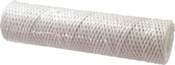 Parker - 2-1/2" OD, 25µ, Acetate Cotton String-Wound Cartridge Filter - 10" Long - Eagle Tool & Supply