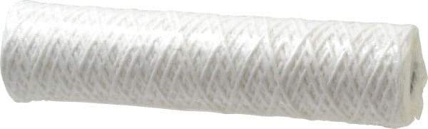 Parker - 2-1/2" OD, 5µ, Cotton String-Wound Cartridge Filter - 10" Long - Eagle Tool & Supply