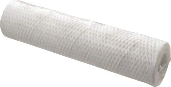 Parker - 2-1/2" OD, 25µ, Cotton String-Wound Cartridge Filter - 10" Long - Eagle Tool & Supply