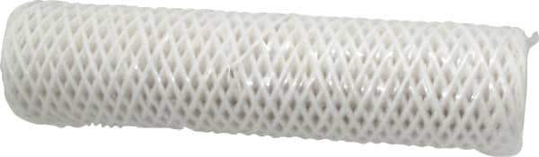 Parker - 2-1/2" OD, 50µ, Acetate Cotton String-Wound Cartridge Filter - 10" Long - Eagle Tool & Supply