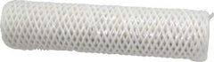 Parker - 2-1/2" OD, 50µ, Acetate Cotton String-Wound Cartridge Filter - 10" Long - Eagle Tool & Supply