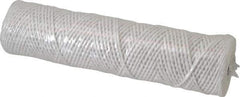 Parker - 2-1/2" OD, 10µ, Acetate Cotton String-Wound Cartridge Filter - 10" Long - Eagle Tool & Supply