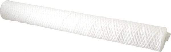 Parker - 2-1/2" OD, 50µ, Acetate Cotton String-Wound Cartridge Filter - 20" Long - Eagle Tool & Supply