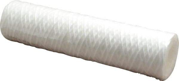 Parker - 2-1/2" OD, 5µ, Polypropylene Cotton String-Wound Cartridge Filter - 10" Long - Eagle Tool & Supply