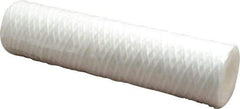 Parker - 2-1/2" OD, 5µ, Polypropylene Cotton String-Wound Cartridge Filter - 10" Long - Eagle Tool & Supply