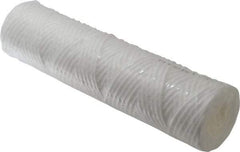 Parker - 2-1/2" OD, 25µ, Polypropylene Cotton String-Wound Cartridge Filter - 10" Long - Eagle Tool & Supply