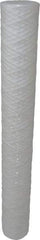 Parker - 2-1/2" OD, 5µ, Polypropylene Cotton String-Wound Cartridge Filter - 20" Long - Eagle Tool & Supply