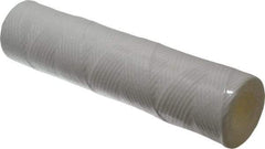 Parker - 2-1/2" OD, 10µ, Polypropylene Cotton String-Wound Cartridge Filter - 10" Long - Eagle Tool & Supply