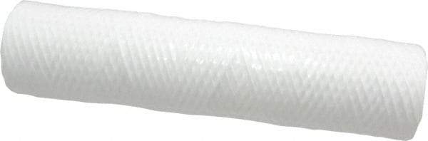 Parker - 2-1/2" OD, 25µ, Polypropylene Cotton String-Wound Cartridge Filter - 10" Long - Eagle Tool & Supply