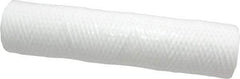 Parker - 2-1/2" OD, 25µ, Polypropylene Cotton String-Wound Cartridge Filter - 10" Long - Eagle Tool & Supply