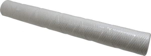 Parker - 2-1/2" OD, 25µ, Polypropylene Cotton String-Wound Cartridge Filter - 20" Long - Eagle Tool & Supply