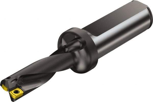 Sandvik Coromant - 1.6992" Max Drill Depth, 3xD, 0.531" Diam, Indexable Insert Drill - 2 Inserts, 3/4" Shank Diam, Straight Shank - Eagle Tool & Supply