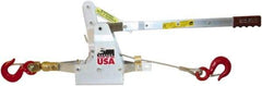 Maasdam - 6,000 Lb Lifting Capacity, 12' Lift Height, Puller Hoist - Made from Chain - Eagle Tool & Supply