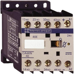 Schneider Electric - 2NC/2NO, 72 VDC Control Relay - 17 V - Eagle Tool & Supply