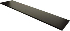 ECONOCO - Open Shelving Accessory/Component - Melamine Finish, 48" Long, Use with Slatwall, Gridwall or Slotted Standard Brackets - Eagle Tool & Supply