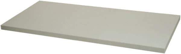 ECONOCO - Open Shelving Accessory/Component - Melamine Finish, 24" Long, Use with Slatwall, Gridwall or Slotted Standard Brackets - Eagle Tool & Supply