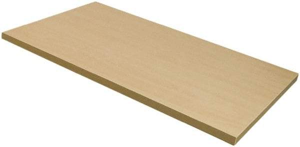 ECONOCO - Open Shelving Accessory/Component - Melamine Finish, 24" Long, Use with Slatwall, Gridwall or Slotted Standard Brackets - Eagle Tool & Supply