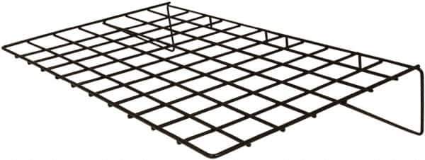 ECONOCO - Open Shelving Accessory/Component - Semi-Gloss Finish, 23-1/2" Long, Use with Grid Panels - Eagle Tool & Supply