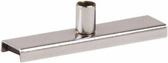 ECONOCO - Open Shelving Accessory/Component - Chrome Plated Finish, 4" Long, Use with 1/4" & 3/8" Threaded Stem - Eagle Tool & Supply
