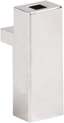 ECONOCO - Open Shelving Accessory/Component - Chrome Plated Finish, 2-5/8" Long, Use with 3/8" Swedged Stem - Eagle Tool & Supply