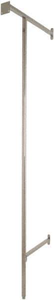 ECONOCO - 16" Wide, 84 High, Open Shelving Accessory/Component - Chrome Plated Finish, Use with Cornice - Eagle Tool & Supply