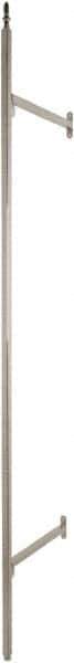 ECONOCO - 16" Wide, 84 High, Open Shelving Accessory/Component - Chrome Plated Finish, Use with President Line Hardware - Eagle Tool & Supply