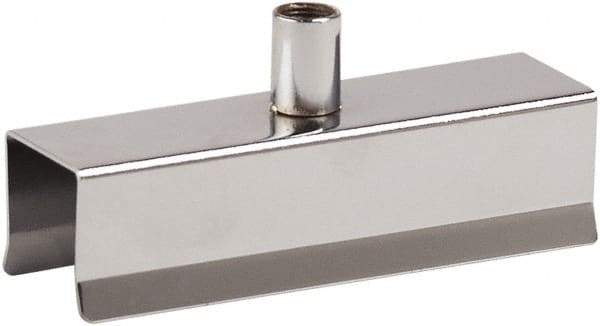 ECONOCO - Open Shelving Accessory/Component - Chrome Plated Finish, Use with 1" Square Tubing - Eagle Tool & Supply