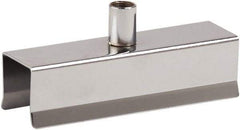 ECONOCO - Open Shelving Accessory/Component - Chrome Plated Finish, Use with 1" Square Tubing - Eagle Tool & Supply