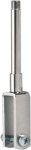 ECONOCO - Open Shelving Accessory/Component - Chrome Plated Finish, Use with 1/2 x 1-1/2" Rectangular Tubing - Eagle Tool & Supply