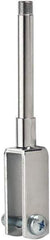 ECONOCO - Open Shelving Accessory/Component - Chrome Plated Finish, Use with 1/2 x 1-1/2" Rectangular Tubing - Eagle Tool & Supply