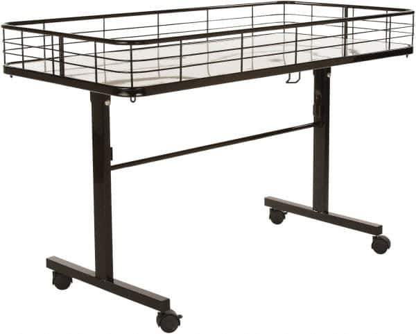 ECONOCO - 23-1/2" Wide x 31" High x 4-5/8" Deep, Folding Dump Table - Eagle Tool & Supply