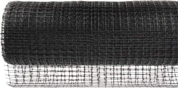 Tenax - 100' Long x 7' High, Black Roll Fence - 5/8" x 3/4" Mesh - Eagle Tool & Supply