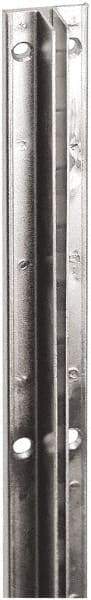 ECONOCO - Zinc Coated Single Slotted Standard Bracket - 96" Long, 11/16" Wide - Eagle Tool & Supply