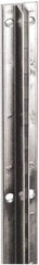 ECONOCO - Black Finish Single Slotted Standard Bracket - 96" Long, 11/16" Wide - Eagle Tool & Supply