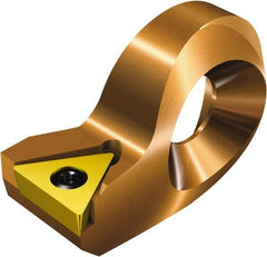 Sandvik Coromant - Series CoroBore 825, Right Hand Cut, R825..AF..T..C Toolholder, 55mm Min Bore Diam, Boring Cartridge - TCMT Insert, 1.3701" OAL, 0° Lead Angle - Eagle Tool & Supply