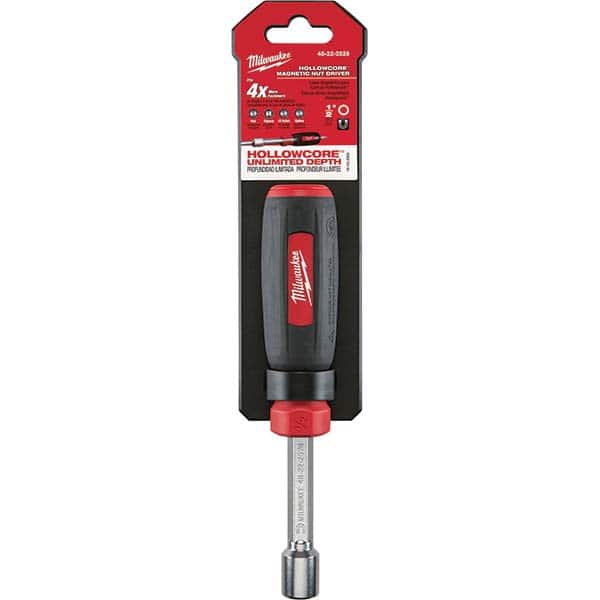 Milwaukee Tool - Nutdrivers Tool Type: Magnetic Tip Nutdriver System of Measurement: Inch - Eagle Tool & Supply