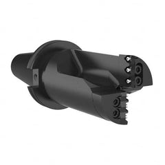 Allied Machine and Engineering - 3-31/64" Max Drill Depth, 1xD, 81.3mm Diam, Indexable Insert Drill - Eagle Tool & Supply