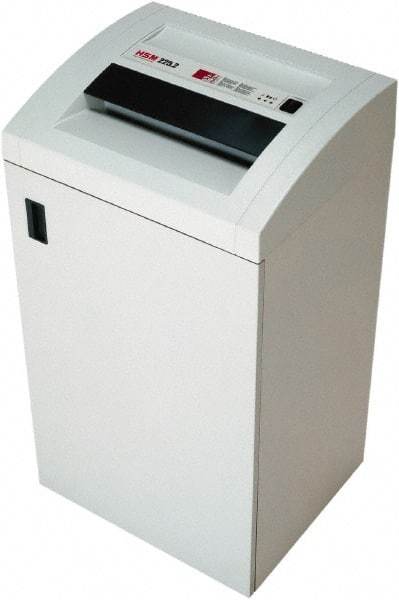 Ability One - 1/4" Strip, Single State Mixed Media Destroyer Strip Cut Shredder - 19-3/4" Long x 35-1/2" Wide x 16-1/2" High, Level 2 Security - Eagle Tool & Supply