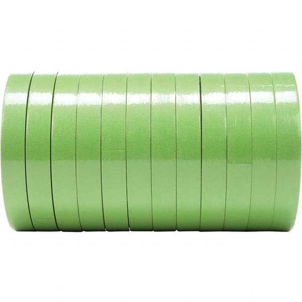 3M - 3mm Wide x 55 m x 6.7 mil Green Paper Masking Tape - Eagle Tool & Supply