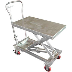 Vestil - 400 Lb Capacity Manual Scissor Lift - 12-3/4" to 36-1/2" Lift Height, 32-3/4" Platform Length x 19-1/2" Platform Width - Eagle Tool & Supply