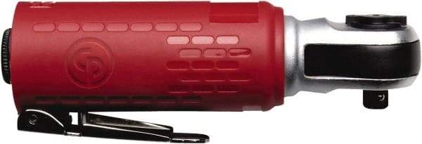 Chicago Pneumatic - 1/4" Drive, 270 RPM, 27 Ft/Lb Torque Ratchet Wrench - Inline Handle, 12 CFM, 90 psi, 1/4" NPT Inlet - Eagle Tool & Supply