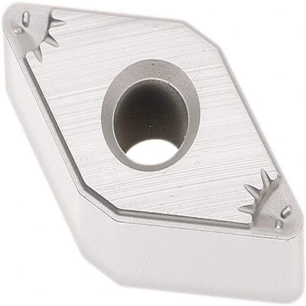 Seco - DNMU332 MF5 Grade TP2501 Carbide Turning Insert - Al2O3 Finish, 55° Diamond, 3/8" Inscr Circle, 3/16" Thick, 1/32" Corner Radius - Eagle Tool & Supply