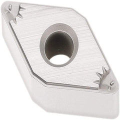 Seco - DNMU332 MF5 Grade TP2501 Carbide Turning Insert - Al2O3 Finish, 55° Diamond, 3/8" Inscr Circle, 3/16" Thick, 1/32" Corner Radius - Eagle Tool & Supply
