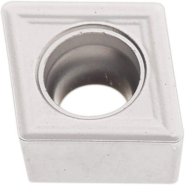 Seco - CCMT21.50.5 M3 Grade TP2501 Carbide Turning Insert - Al2O3 Finish, 80° Diamond, 1/4" Inscr Circle, 3/32" Thick, 1/128" Corner Radius - Eagle Tool & Supply