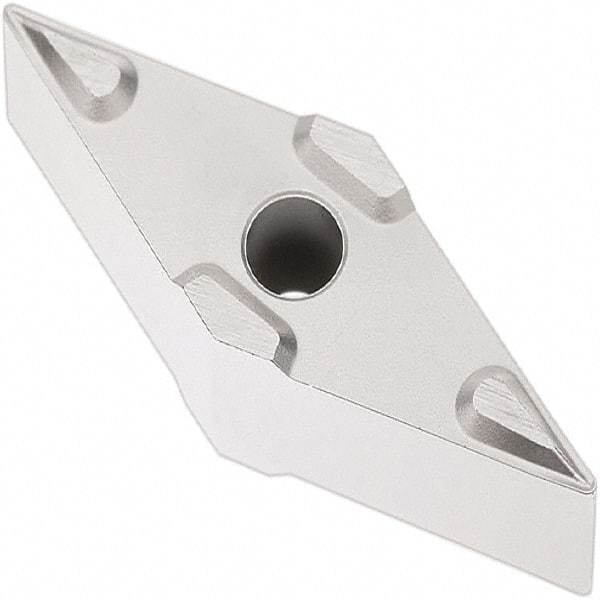 Seco - VNMG331 FF1 Grade TP1501 Carbide Turning Insert - Al2O3 Finish, 35° Diamond, 3/8" Inscr Circle, 3/16" Thick, 1/64" Corner Radius - Eagle Tool & Supply