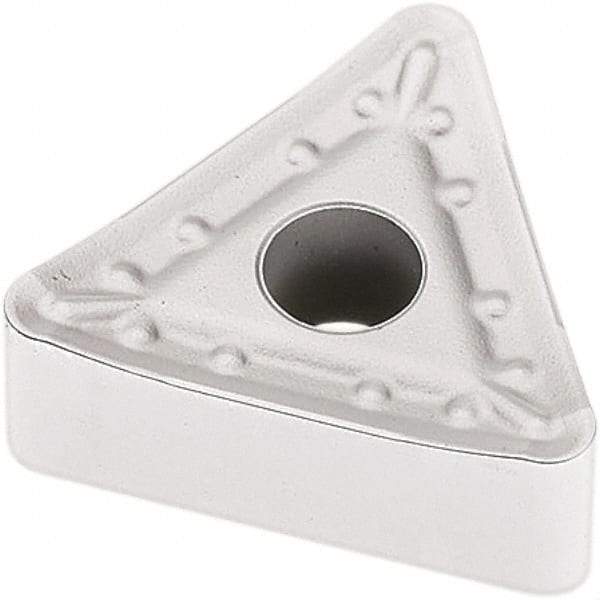 Seco - TNMM332 R4 Grade TP2501 Carbide Turning Insert - Al2O3 Finish, 60° Triangle, 3/8" Inscr Circle, 3/16" Thick, 1/32" Corner Radius - Eagle Tool & Supply