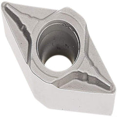 Seco - DCMT21.51 F1 Grade TP2501 Carbide Turning Insert - Al2O3 Finish, 55° Diamond, 1/4" Inscr Circle, 3/32" Thick, 1/64" Corner Radius - Eagle Tool & Supply